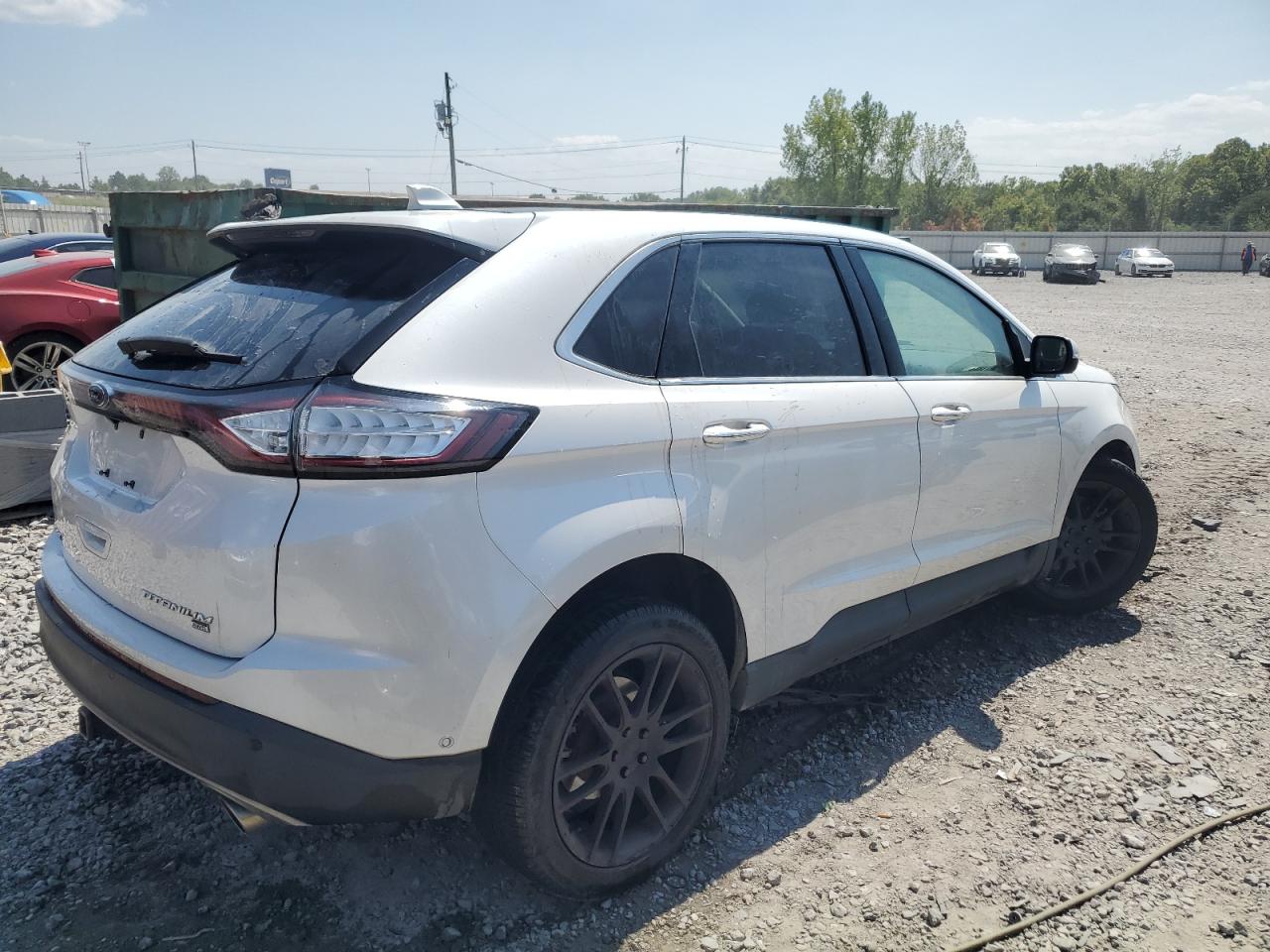 2016 Ford Edge VIN 2FMPK4K84GBC56228 Copart auction photo, front end damage thumbnail 3