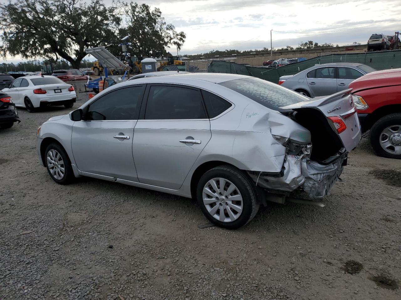 2014 Nissan Sentra VIN 3N1AB7AP0EY290517 Copart auction photo, rear end damage thumbnail 2