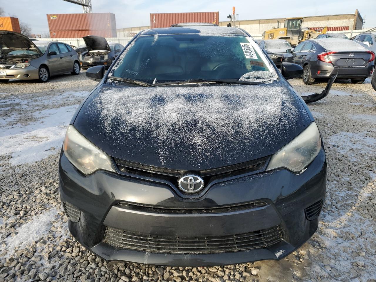 2015 Toyota Corolla VIN 2T1BURHE8FC404468 Copart auction photo, rear end damage thumbnail 5