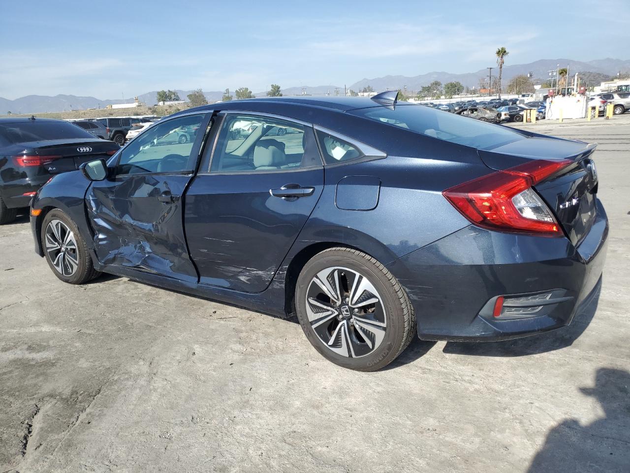 2016 Honda Civic VIN 19XFC1F35GE224231 Copart auction photo, side damage thumbnail 2