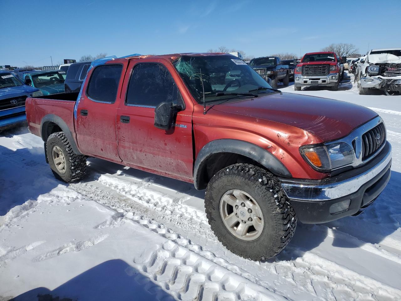 2004 Toyota Tacoma VIN 5TEGN92N34Z356123 Copart auction photo, all over damage thumbnail 4