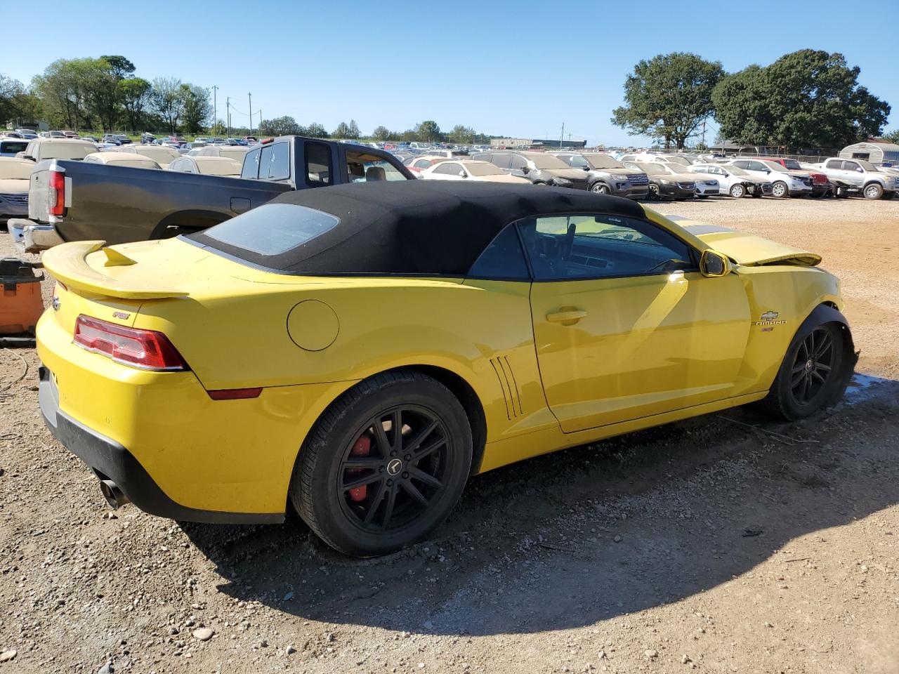 2015 Chevrolet Camaro VIN 2G1FF3D35F9203424 Copart auction photo, front end damage thumbnail 3