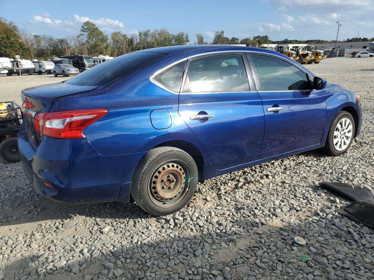 2017 Nissan Sentra VIN 3N1AB7AP4HY334295 Copart auction photo, top/roof damage thumbnail 3