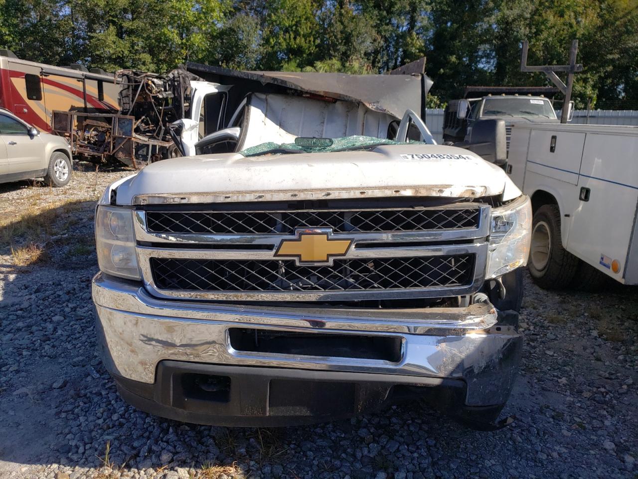 2013 Chevrolet Silverado VIN 1GB4CZCG4DF172352 Copart auction photo, top/roof damage thumbnail 5