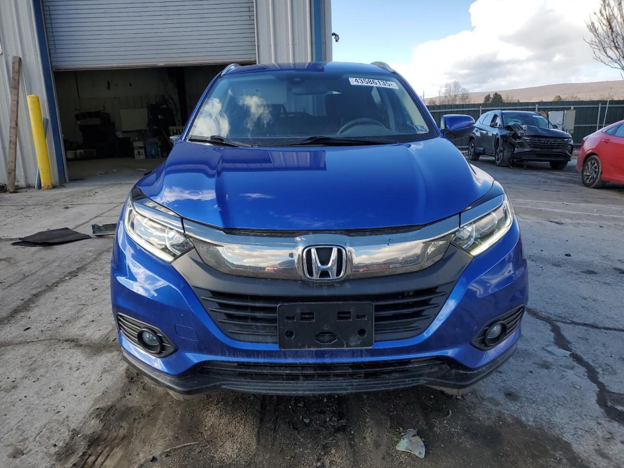 2021 Honda HR-V VIN 3CZRU6H5XMM750744 Copart auction photo, side damage thumbnail 5