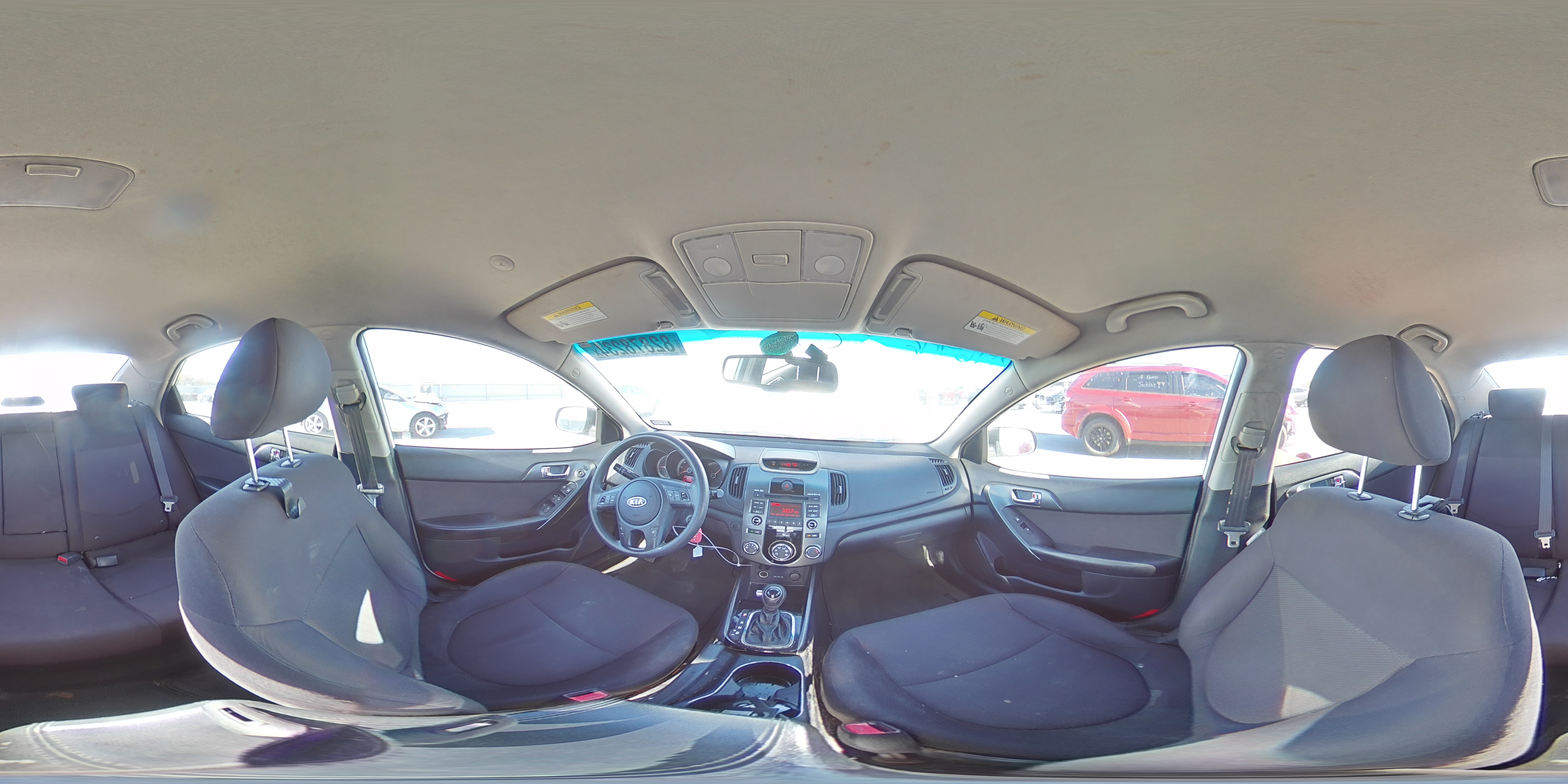 2013 KIA Forte VIN KNAFU4A2XD5725116 Copart auction photo, front end / side damage thumbnail 12
