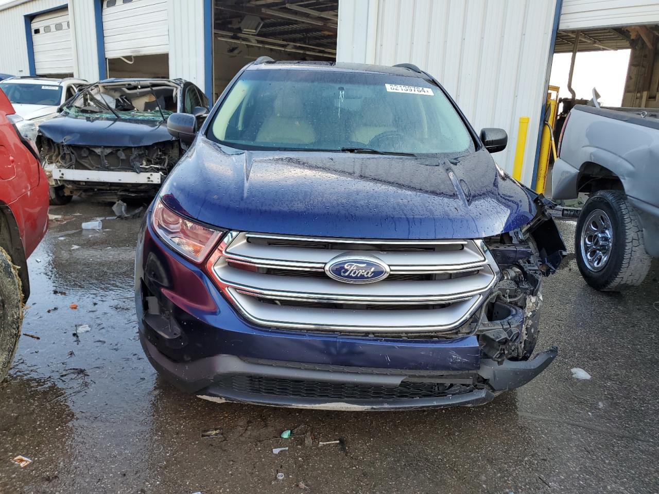 2016 Ford Edge VIN 2FMPK3G95GBB29774 Copart auction photo, front end / side damage thumbnail 5
