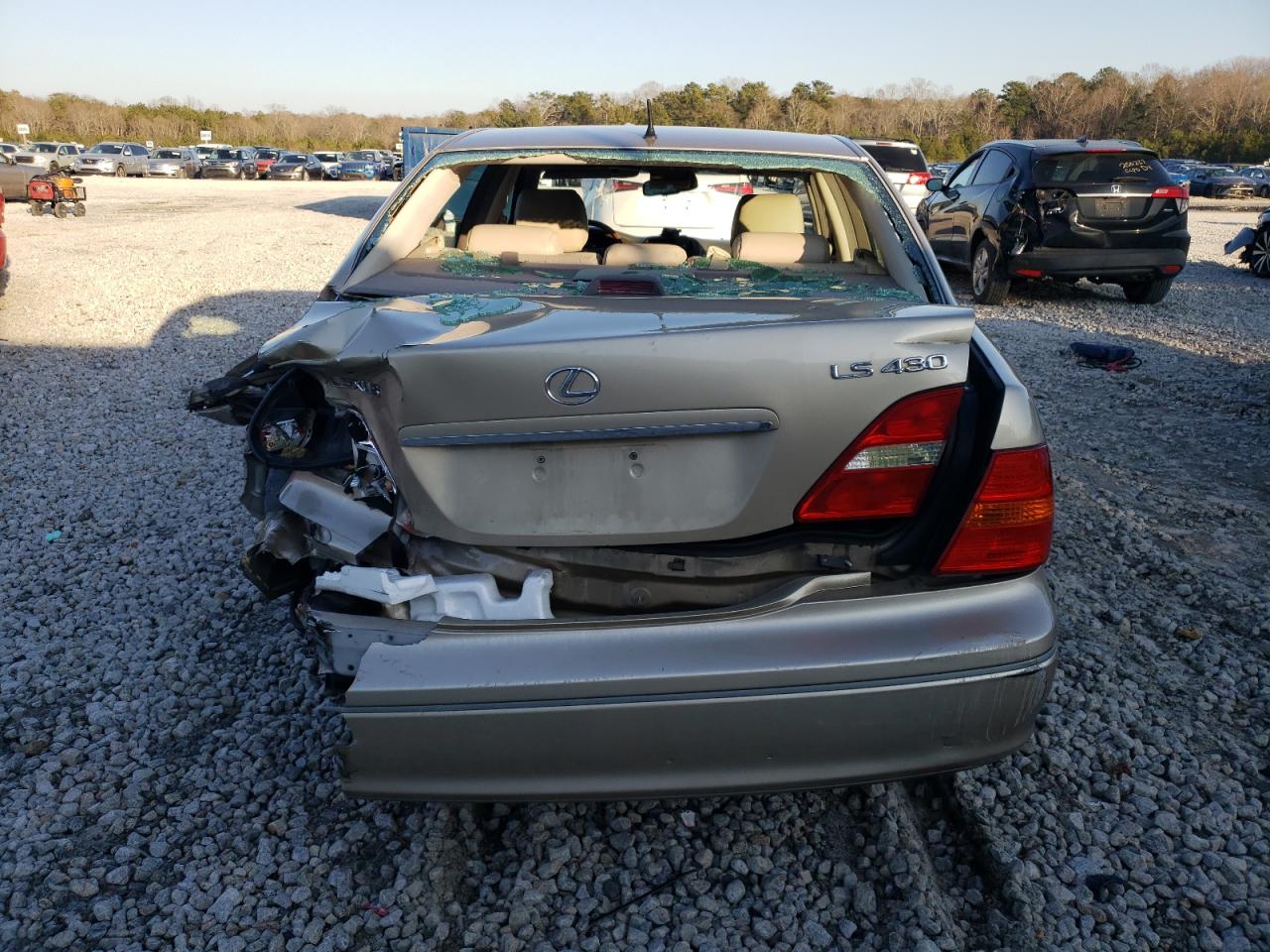 2003 Lexus LS VIN JTHBN30F230093025 Copart auction photo, rear end damage thumbnail 6