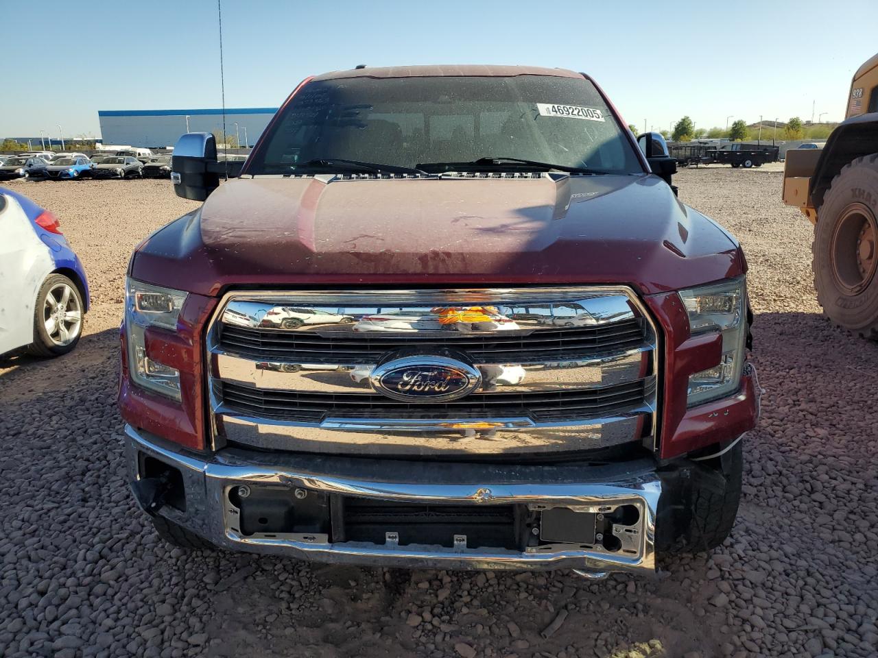 2015 Ford F-150 VIN 1FTEW1EG2FKD43521 Copart auction photo, front end damage thumbnail 5