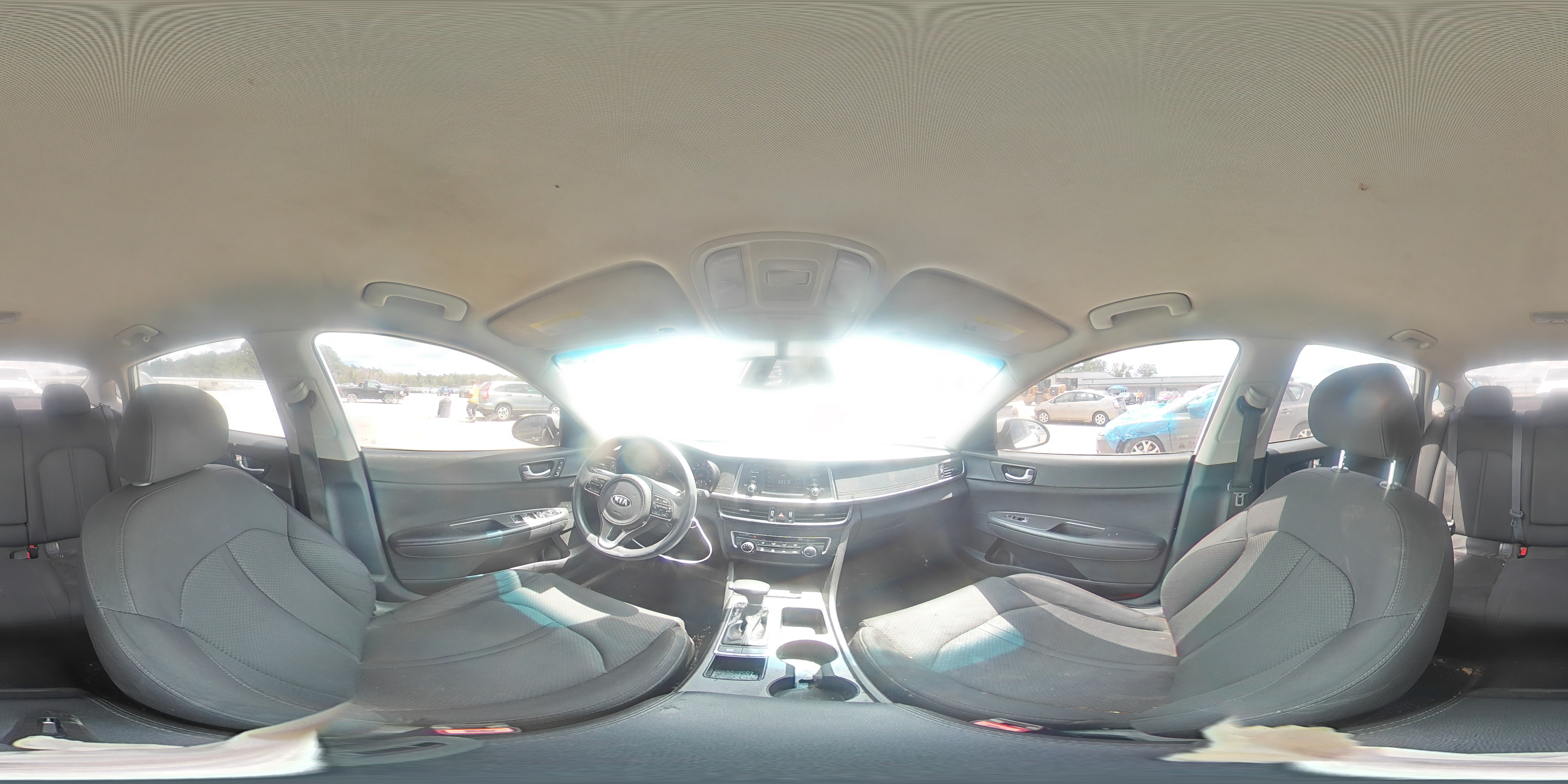 2016 KIA Optima VIN 5XXGT4L37GG121359 Copart auction photo, front end damage thumbnail 13