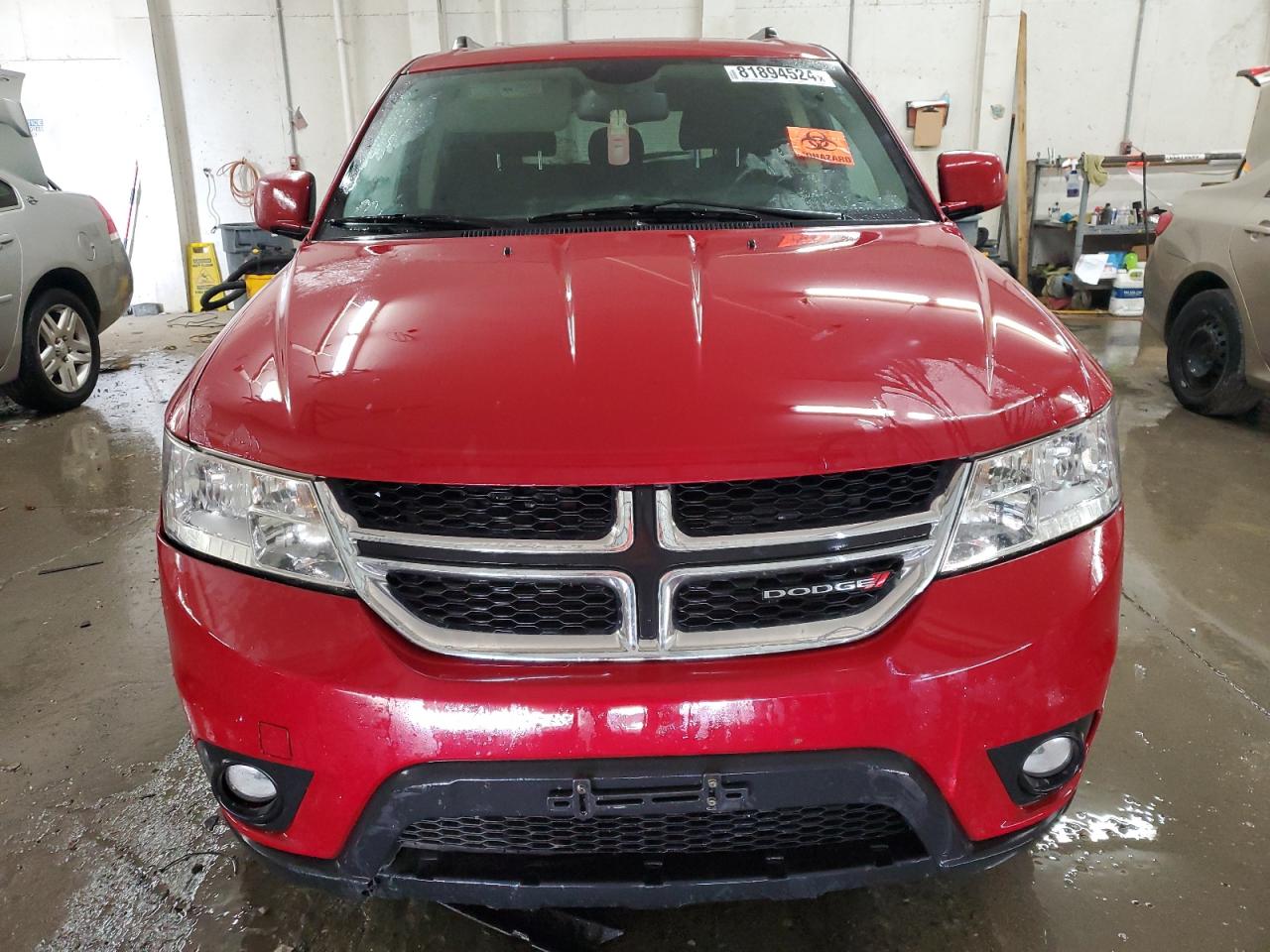 2015 Dodge Journey VIN 3C4PDCBBXFT670914 Copart auction photo, front end / minor dent/scratches damage thumbnail 5
