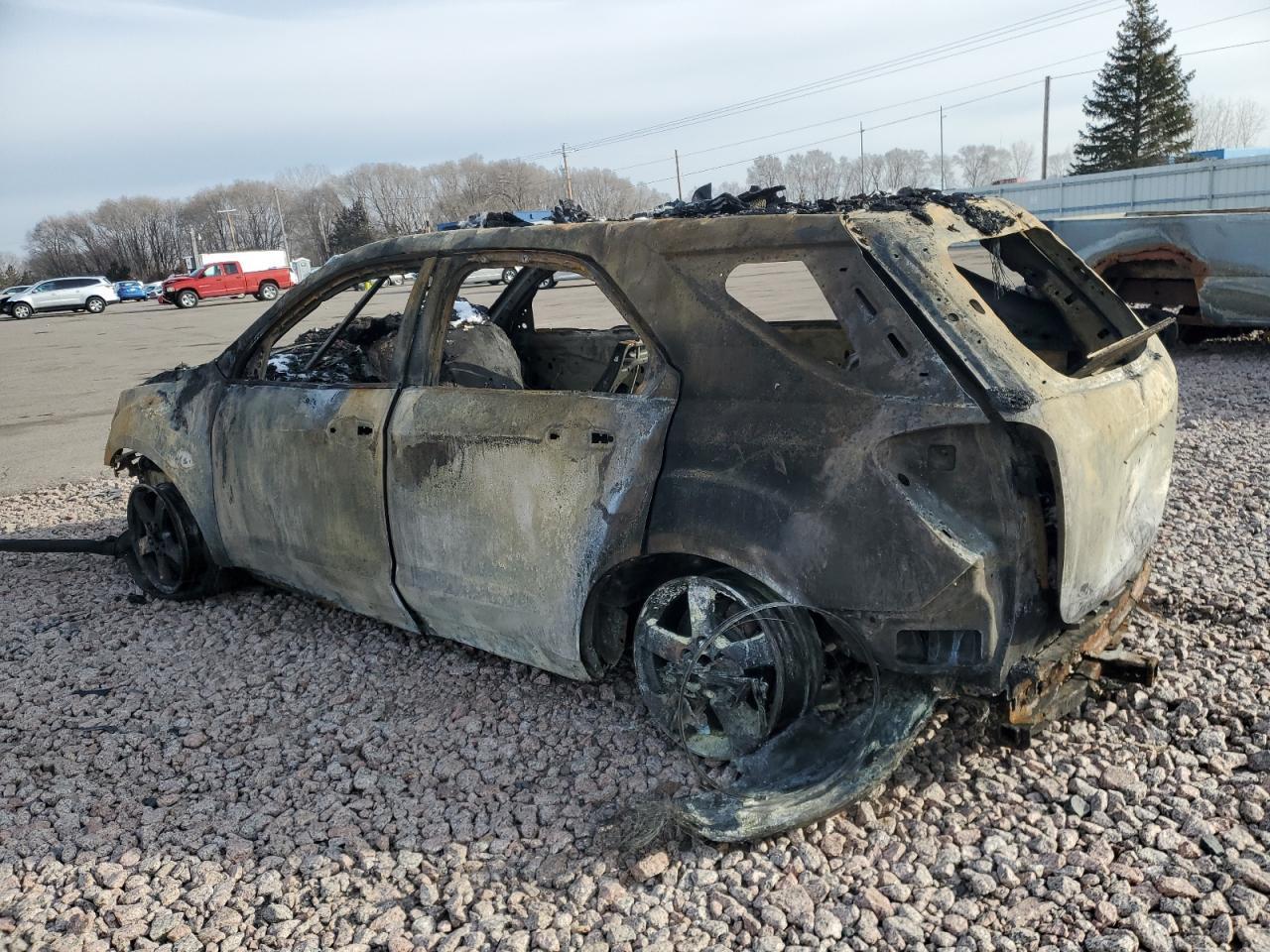 2012 Chevrolet Equinox VIN 2GNFLNEKXC6221200 Copart auction photo, burn damage thumbnail 2