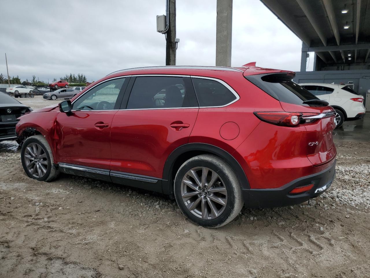 2021 Mazda CX-9 VIN JM3TCADY8M0502245 Copart auction photo, front end / minor dent/scratches damage thumbnail 2