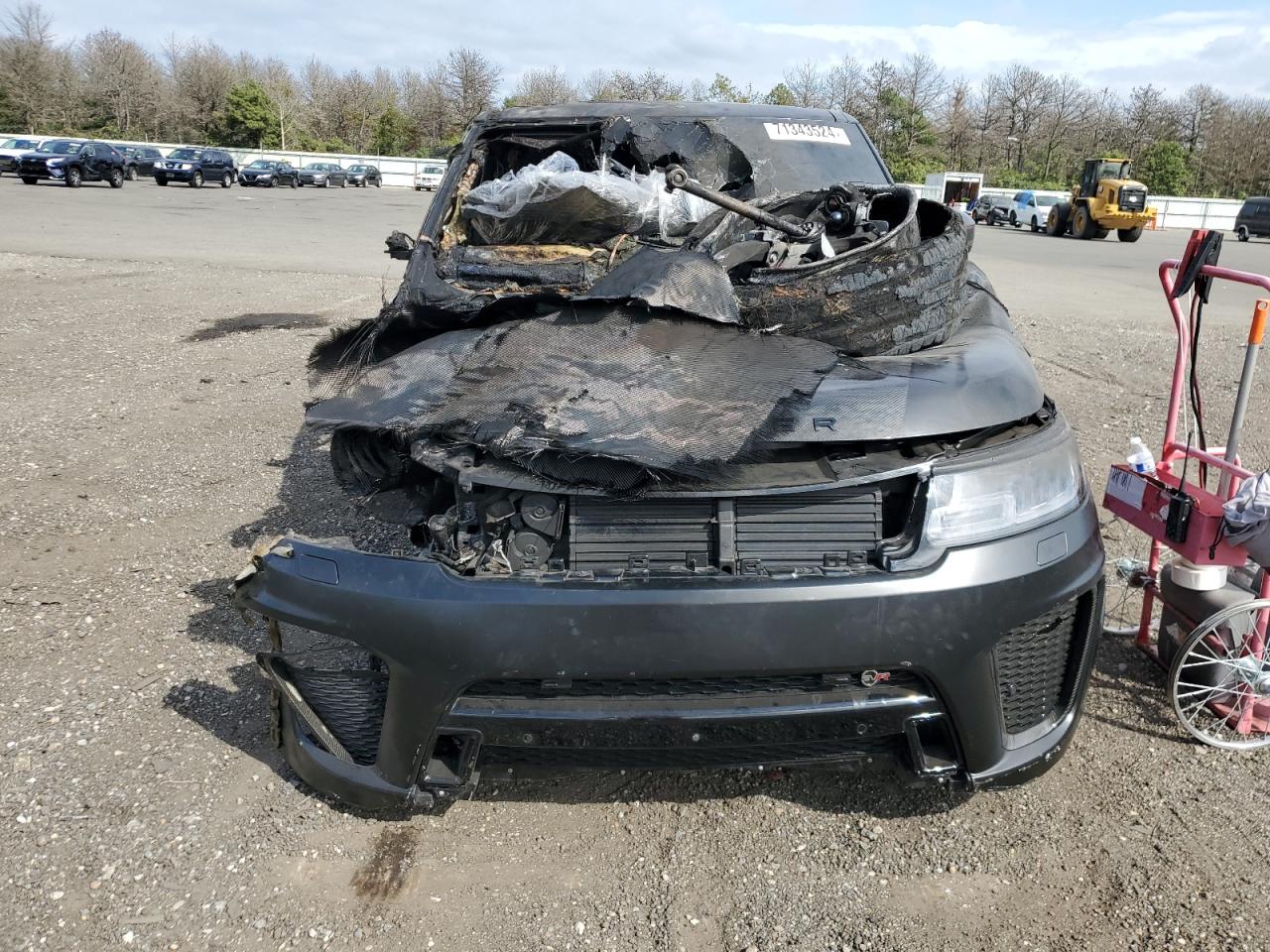 2019 Land Rover Range Rover VIN SALWZ2SE0KA843965 Copart auction photo, burn - engine / burn - interior damage thumbnail 5
