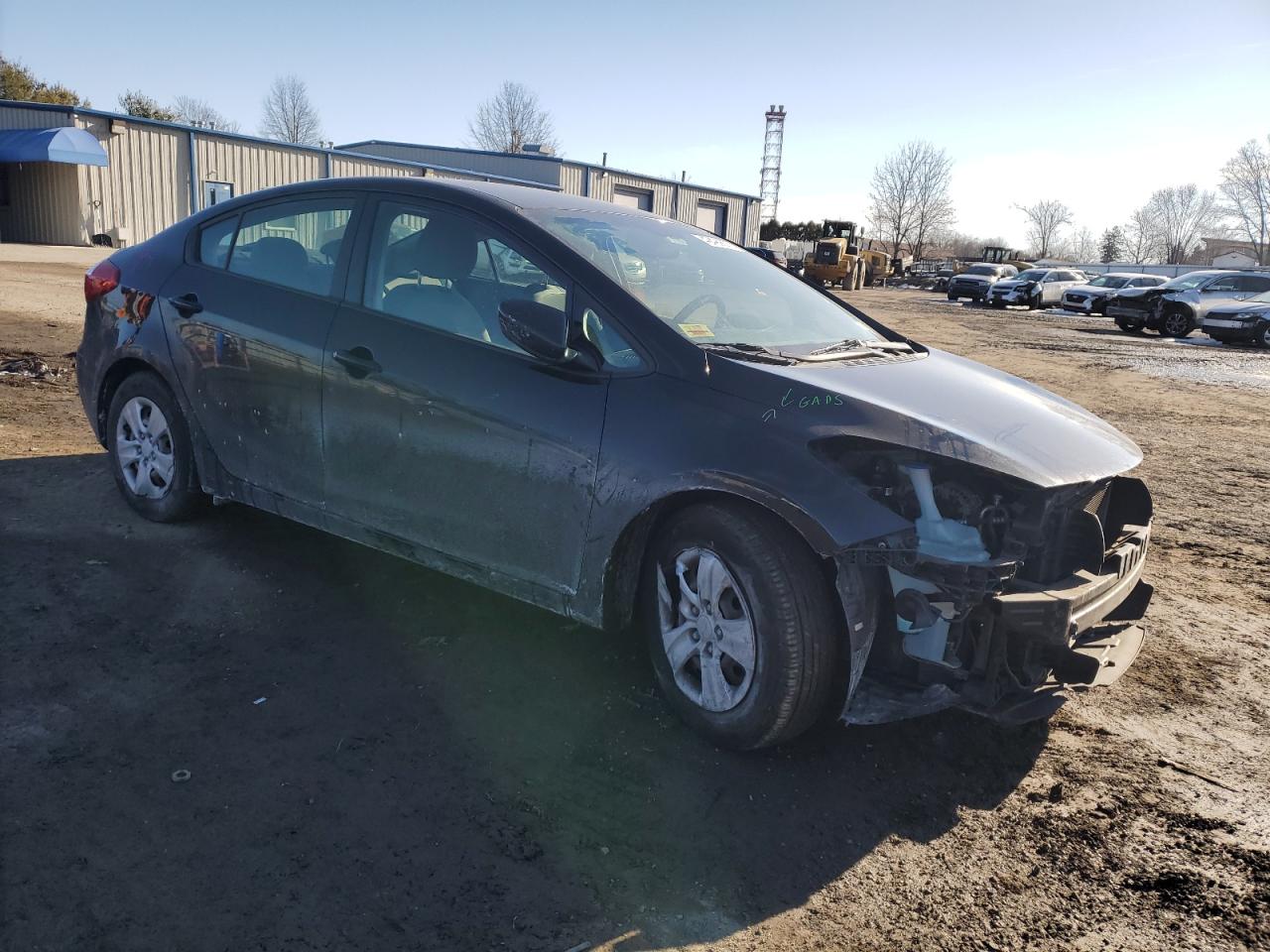 2015 KIA Forte VIN KNAFK4A64F5306352 Copart auction photo, front end / minor dent/scratches damage thumbnail 4