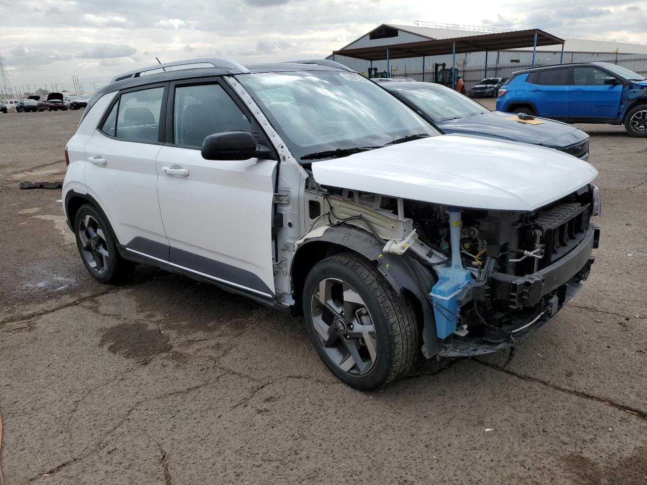 2023 Hyundai Venue VIN KMHRC8A35PU248118 Copart auction photo, front end / minor dent/scratches damage thumbnail 4
