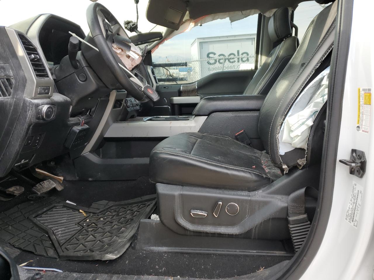 2019 Ford F450 VIN 1FT8W4DT5KEF40186 Copart auction photo, front end / side damage thumbnail 7
