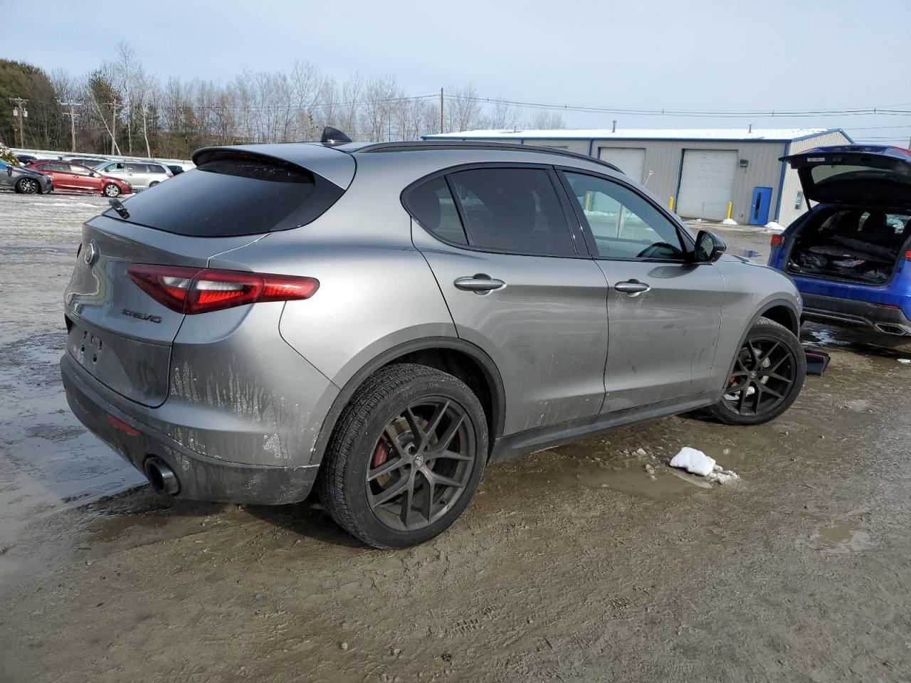 2019 Alfa Romeo Stelvio VIN ZASPAKBN0K7C56849 Copart auction photo, front end damage thumbnail 3