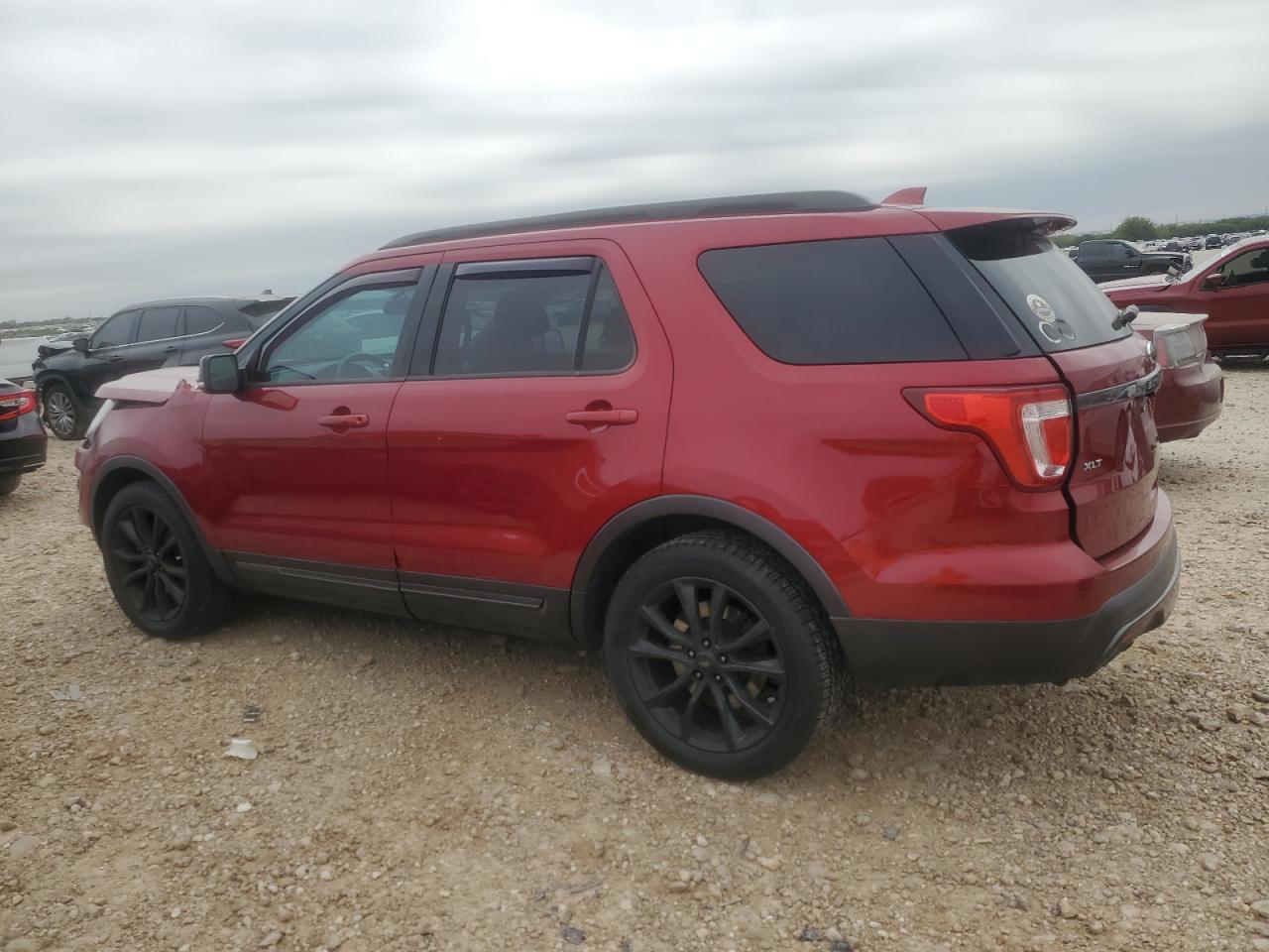 2017 Ford Explorer VIN 1FM5K7D80HGD16621 Copart auction photo, front end damage thumbnail 2