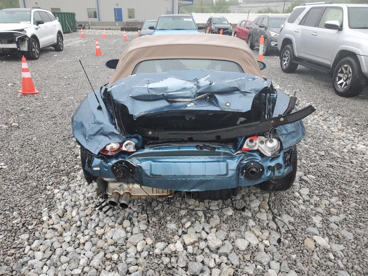 2003 BMW Z4 VIN 4USBT33423LS48070 Copart auction photo, rear end damage thumbnail 6