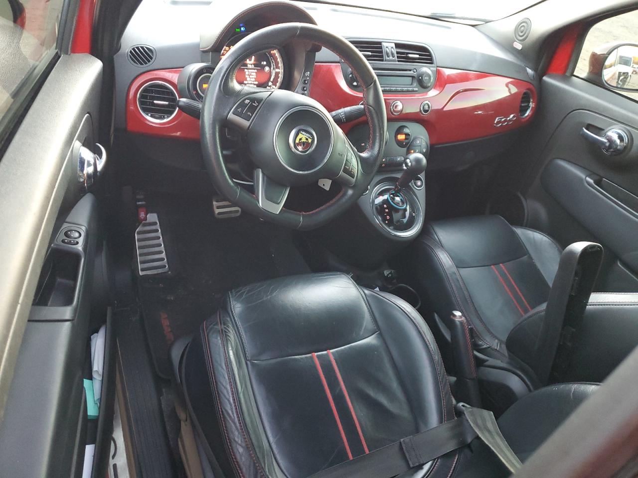 2015 Fiat 500 VIN 3C3CFFJH4FT580419 Copart auction photo, front end damage thumbnail 8