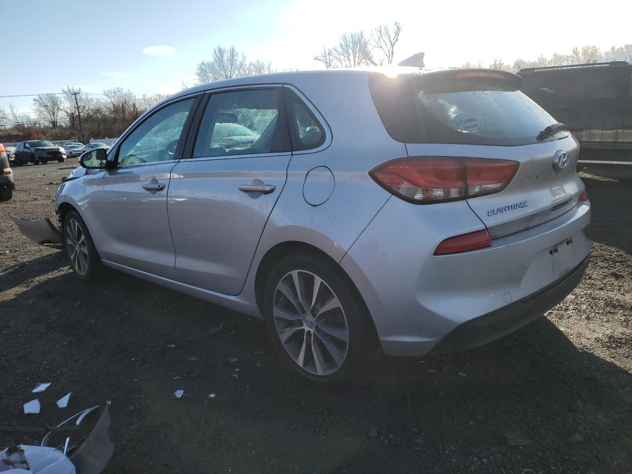 2018 Hyundai Elantra VIN KMHH35LE8JU032859 Copart auction photo, front end / side damage thumbnail 2