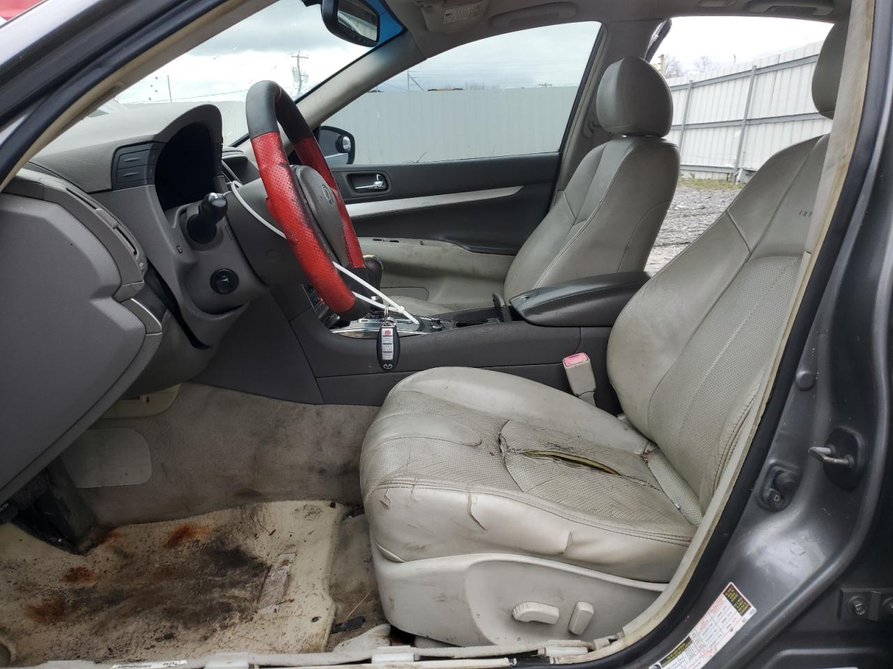 2012 Infiniti G VIN JN1CV6AR1CM671739 Copart auction photo, all over / mechanical damage thumbnail 7