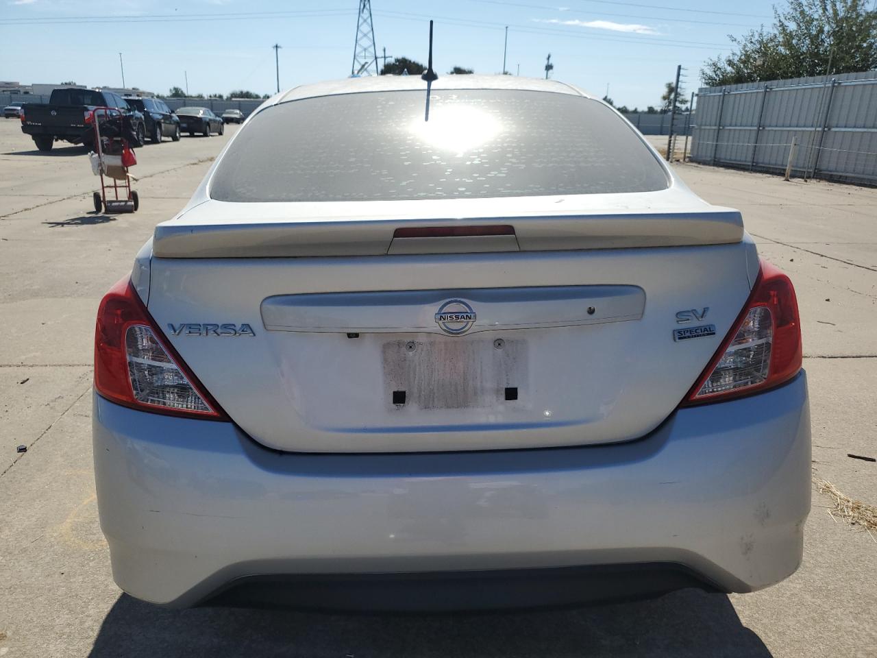 2019 Nissan Versa VIN 3N1CN7AP3KL828894 Copart auction photo, front end / rear end damage thumbnail 6