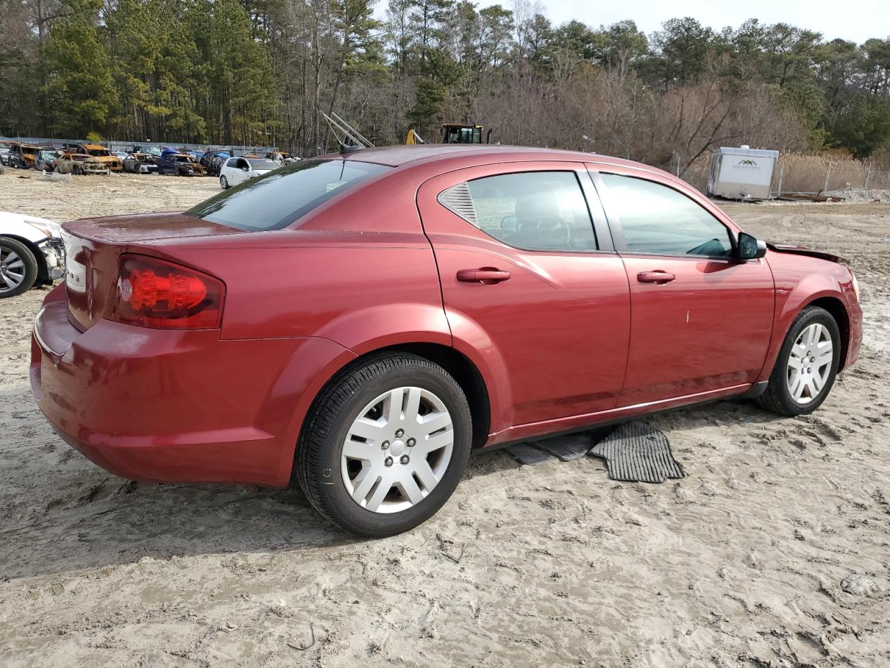 2014 Dodge Avenger VIN 1C3CDZAB4EN195900 Copart auction photo, front end damage thumbnail 3