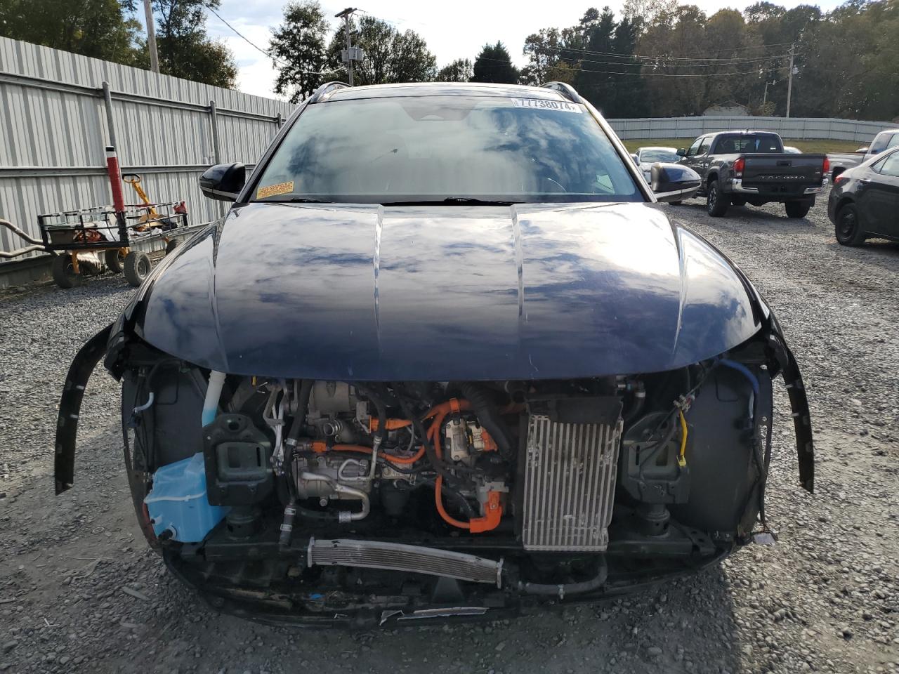 2022 Hyundai Tucson VIN KM8JECA19NU031631 Copart auction photo, front end damage thumbnail 5