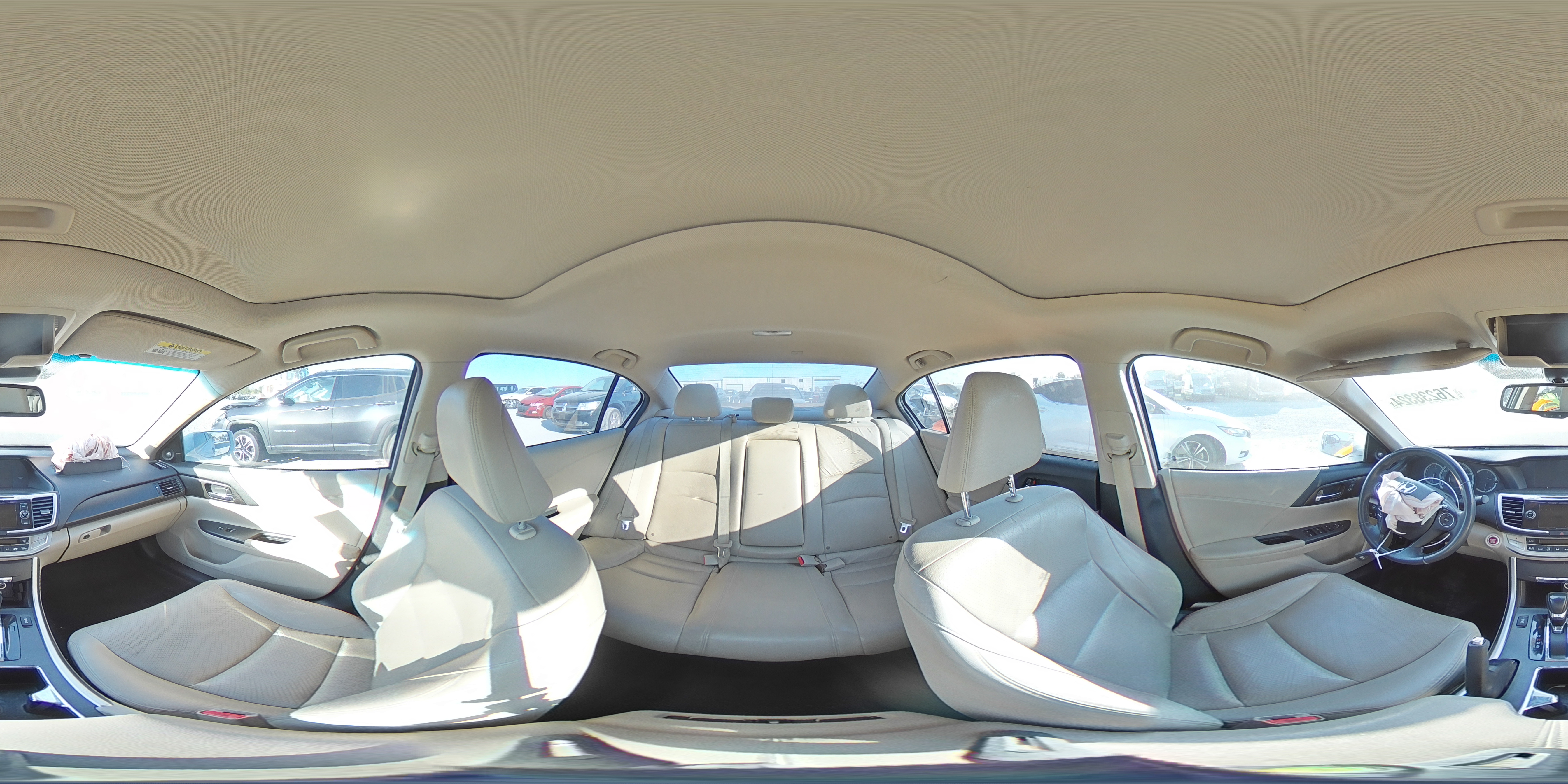 2013 Honda Accord VIN 1HGCR3F83DA022724 Copart auction photo, front end / rear end damage thumbnail 12