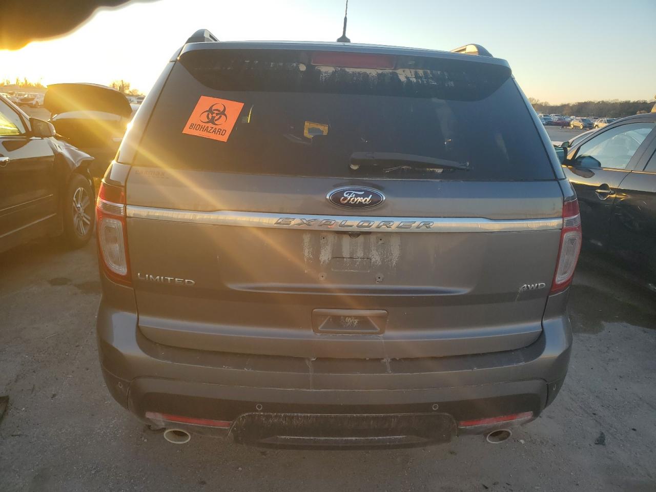 2013 Ford Explorer VIN 1FM5K8F82DGC71940 Copart auction photo, top/roof damage thumbnail 6
