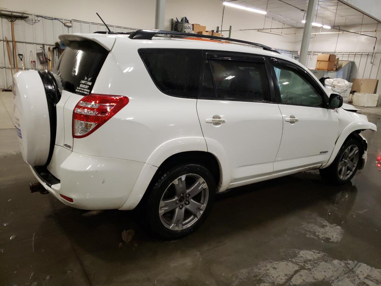2010 Toyota RAV 4 VIN JTMRF4DV1AD022361 Copart auction photo, front end / side damage thumbnail 3