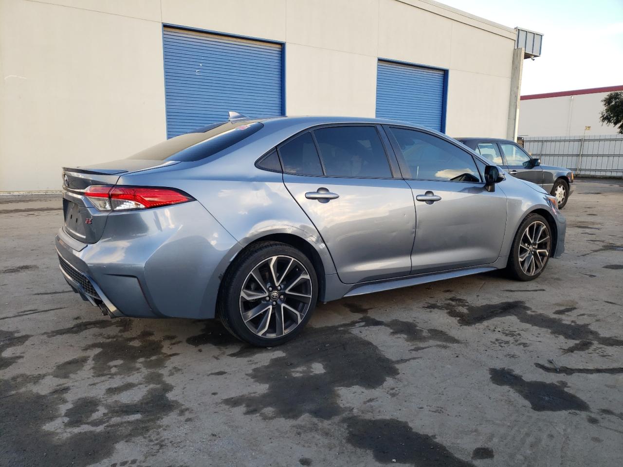 2020 Toyota Corolla VIN JTDS4RCE4LJ047345 Copart auction photo, side damage thumbnail 3