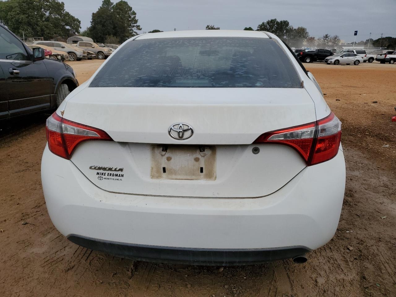 2014 Toyota Corolla VIN 2T1BURHE8EC044956 Copart auction photo, side / front end damage thumbnail 6
