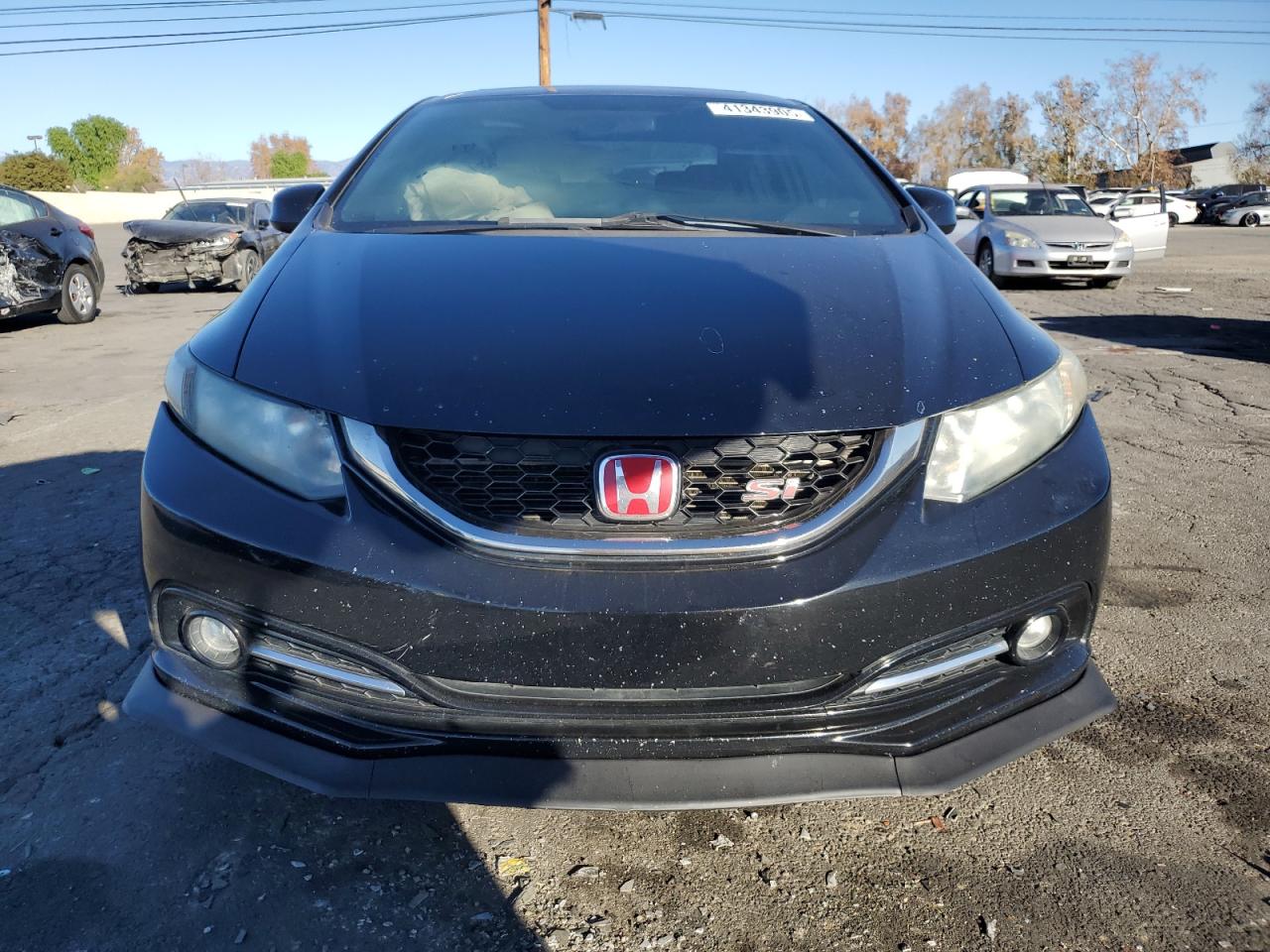 2013 Honda Civic VIN 2HGFB6E50DH708571 Copart auction photo, burn damage thumbnail 5
