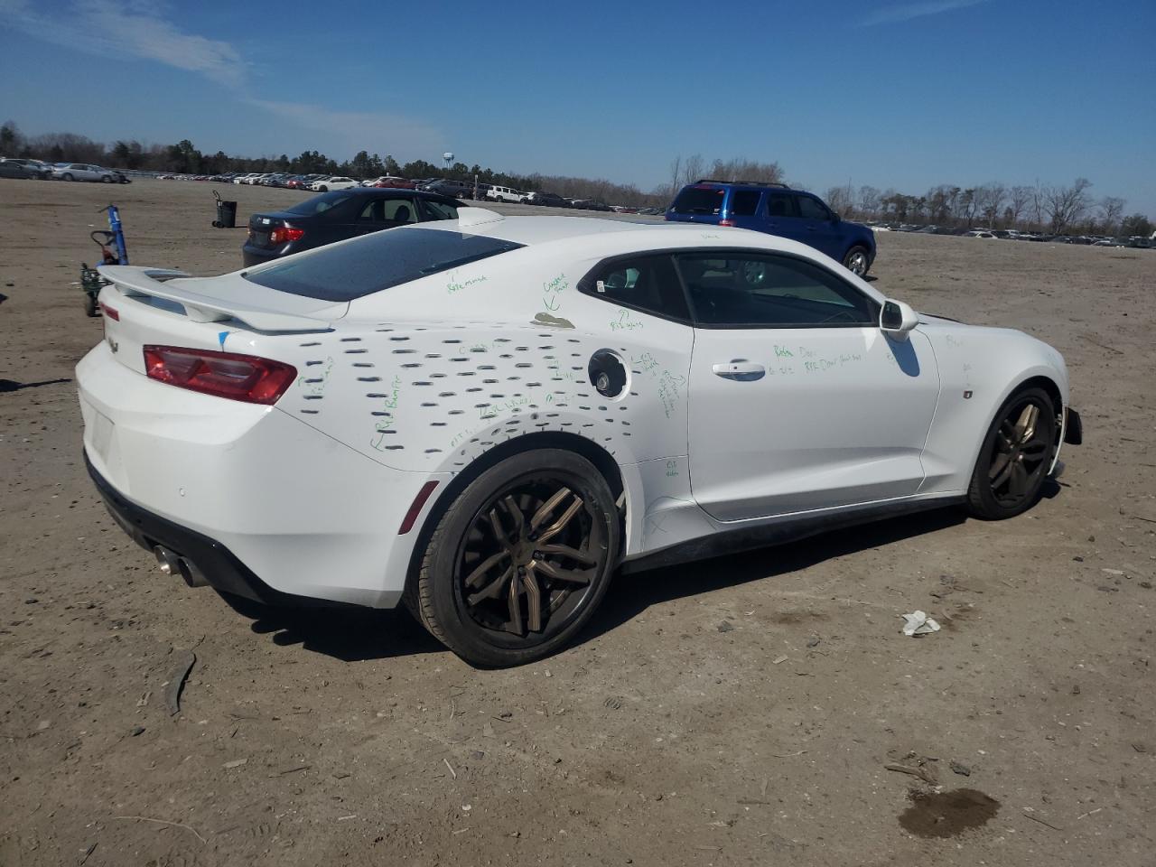 2016 Chevrolet Camaro VIN 1G1FG1R71G0123241 Copart auction photo, rear end / minor dent/scratches damage thumbnail 3