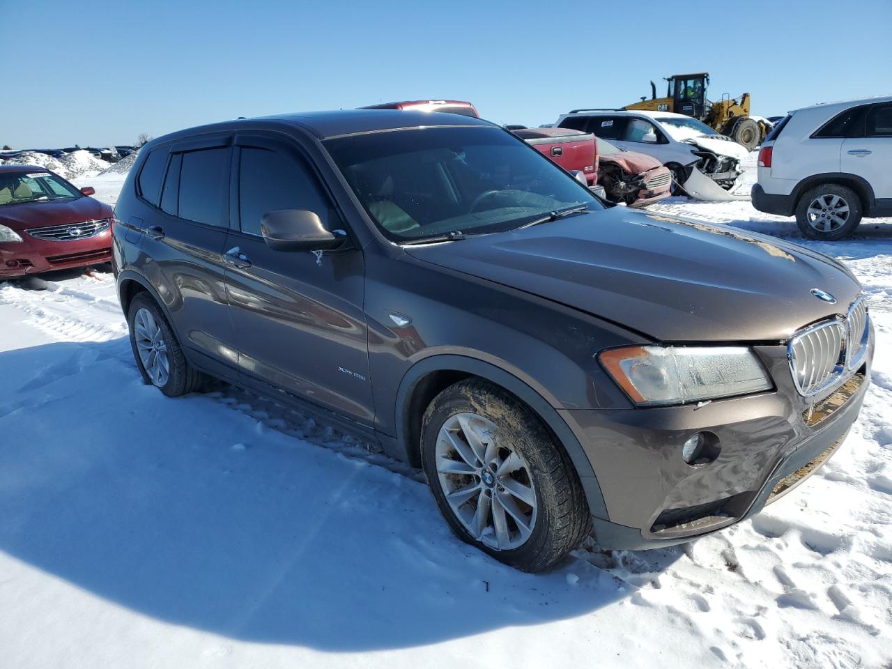 2013 BMW X3 VIN 5UXWX9C56D0A19693 Copart auction photo, water/flood damage thumbnail 4