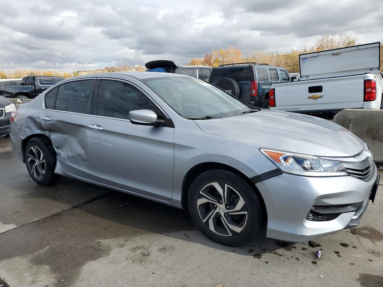 2016 Honda Accord VIN 1HGCR2F30GA231549 Copart auction photo, rear end / side damage thumbnail 4