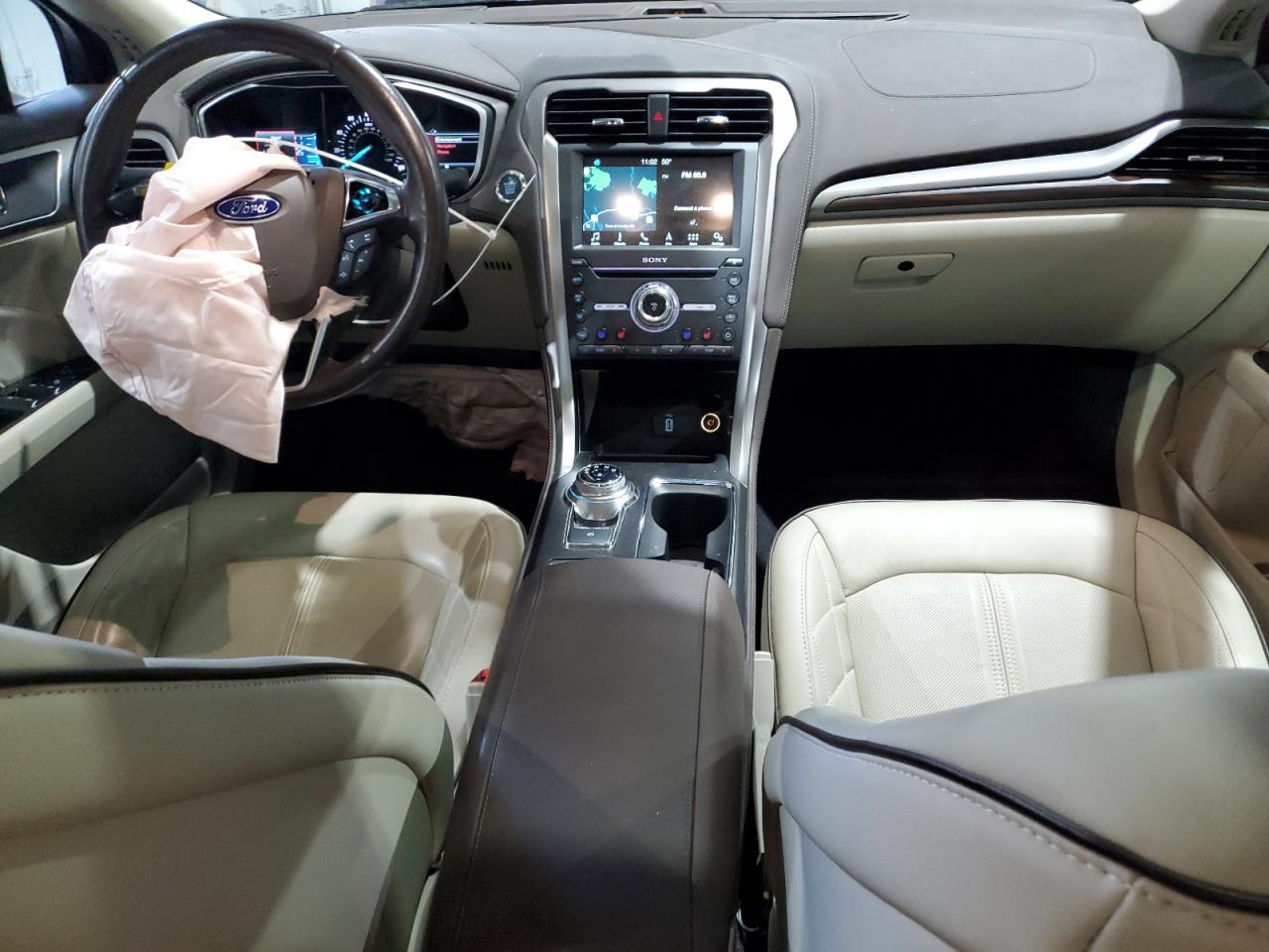 2017 Ford Fusion VIN 3FA6P0D99HR303472 Copart auction photo, front end / side damage thumbnail 8