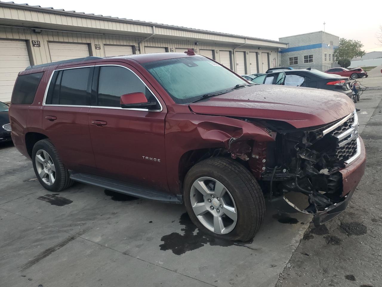 2018 Chevrolet Tahoe VIN 1GNSKBKC9JR183778 Copart auction photo, front end damage thumbnail 4