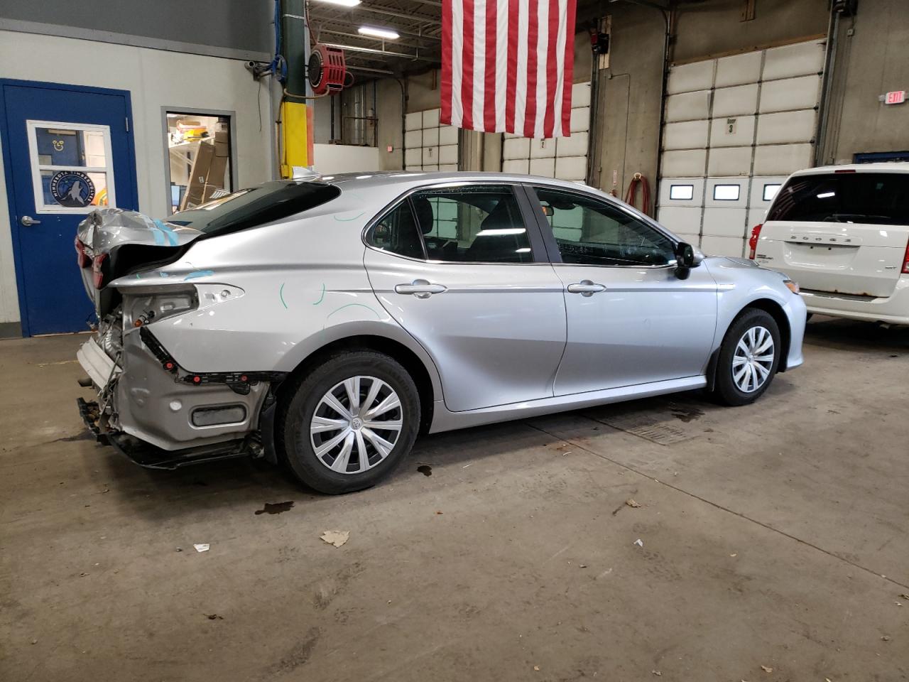 2020 Toyota Camry VIN 4T1C31AK2LU539240 Copart auction photo, rear end damage thumbnail 3