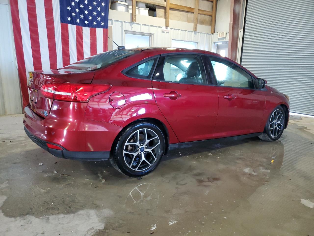 2017 Ford Focus VIN 1FADP3H2XHL257543 Copart auction photo, undercarriage / hail damage thumbnail 3