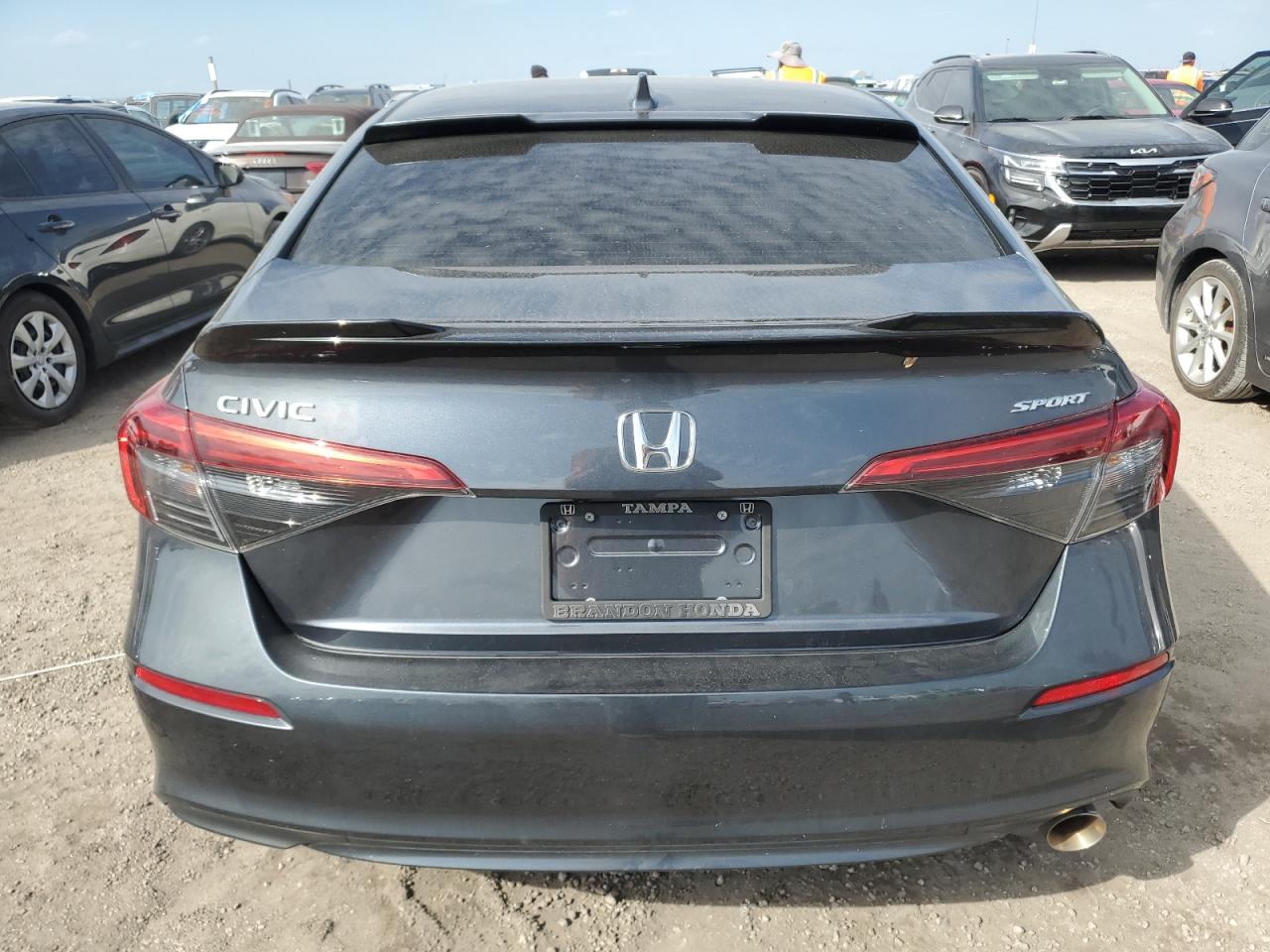 2024 Honda Civic VIN 2HGFE2F55RH518786 Copart auction photo, front end / water/flood damage thumbnail 6
