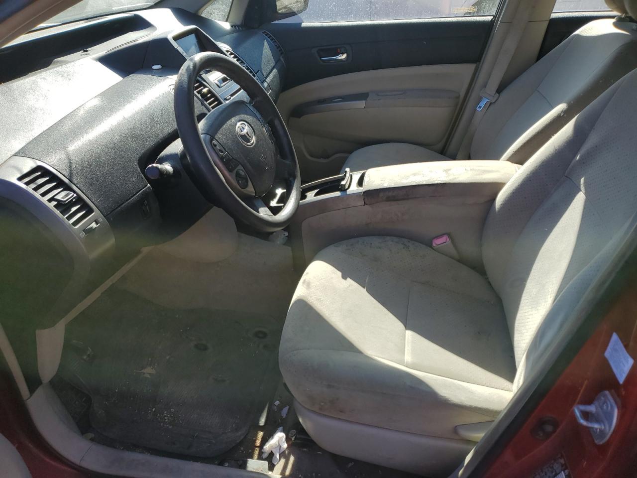 2007 Toyota Prius VIN JTDKB20U173288427 Copart auction photo, side / rear end damage thumbnail 7