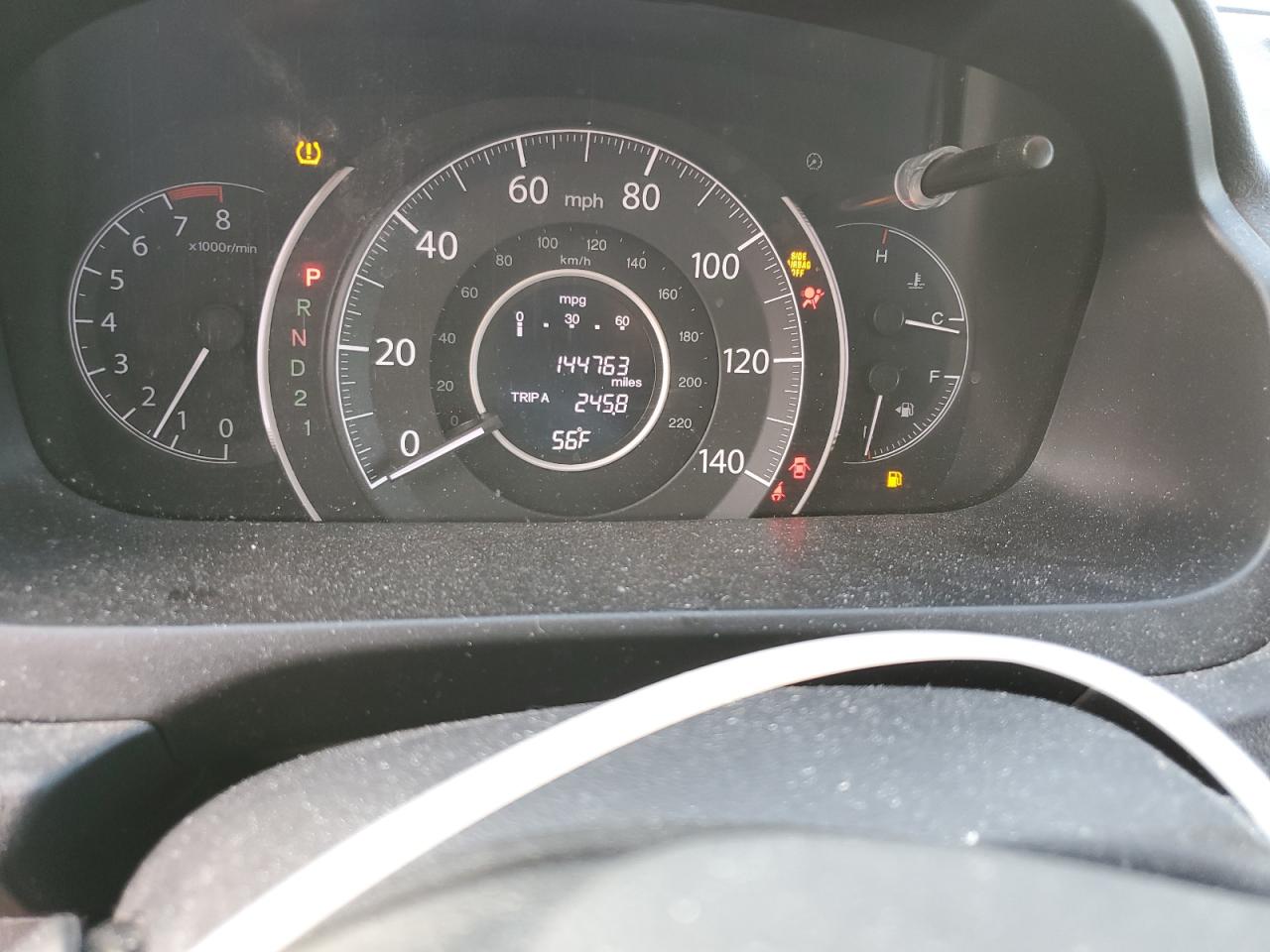 2014 Honda CR-V VIN 5J6RM4H72EL038222 Copart auction photo, side / front end damage thumbnail 9