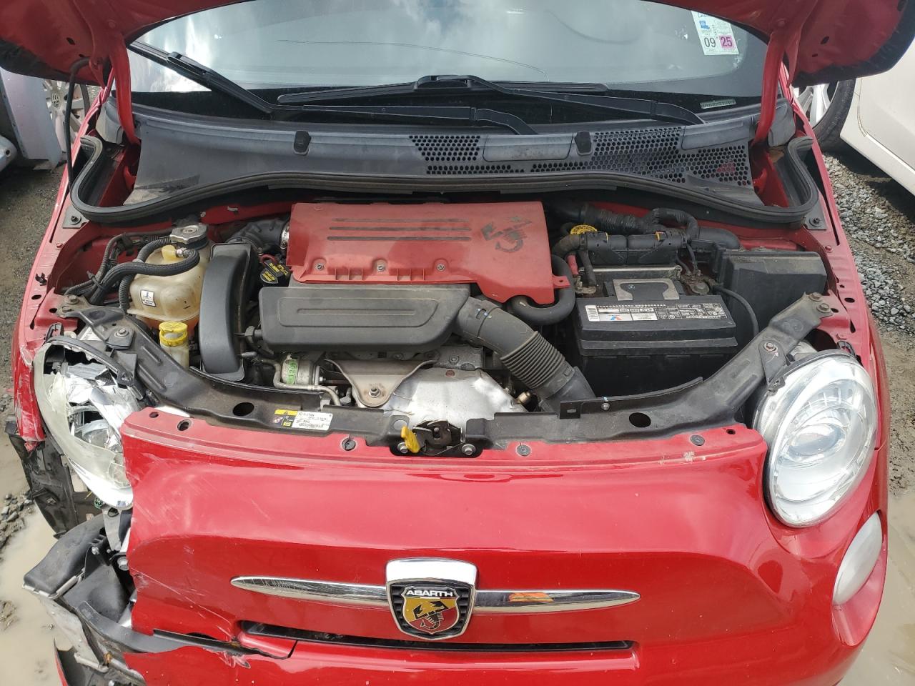 2013 Fiat 500 VIN 3C3CFFFH2DT752033 Copart auction photo, front end / minor dent/scratches damage thumbnail 11