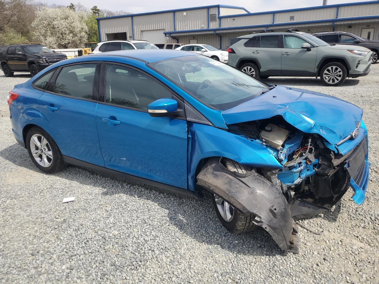 2013 Ford Focus VIN 1FADP3F20DL112573 Copart auction photo, front end / undercarriage damage thumbnail 4