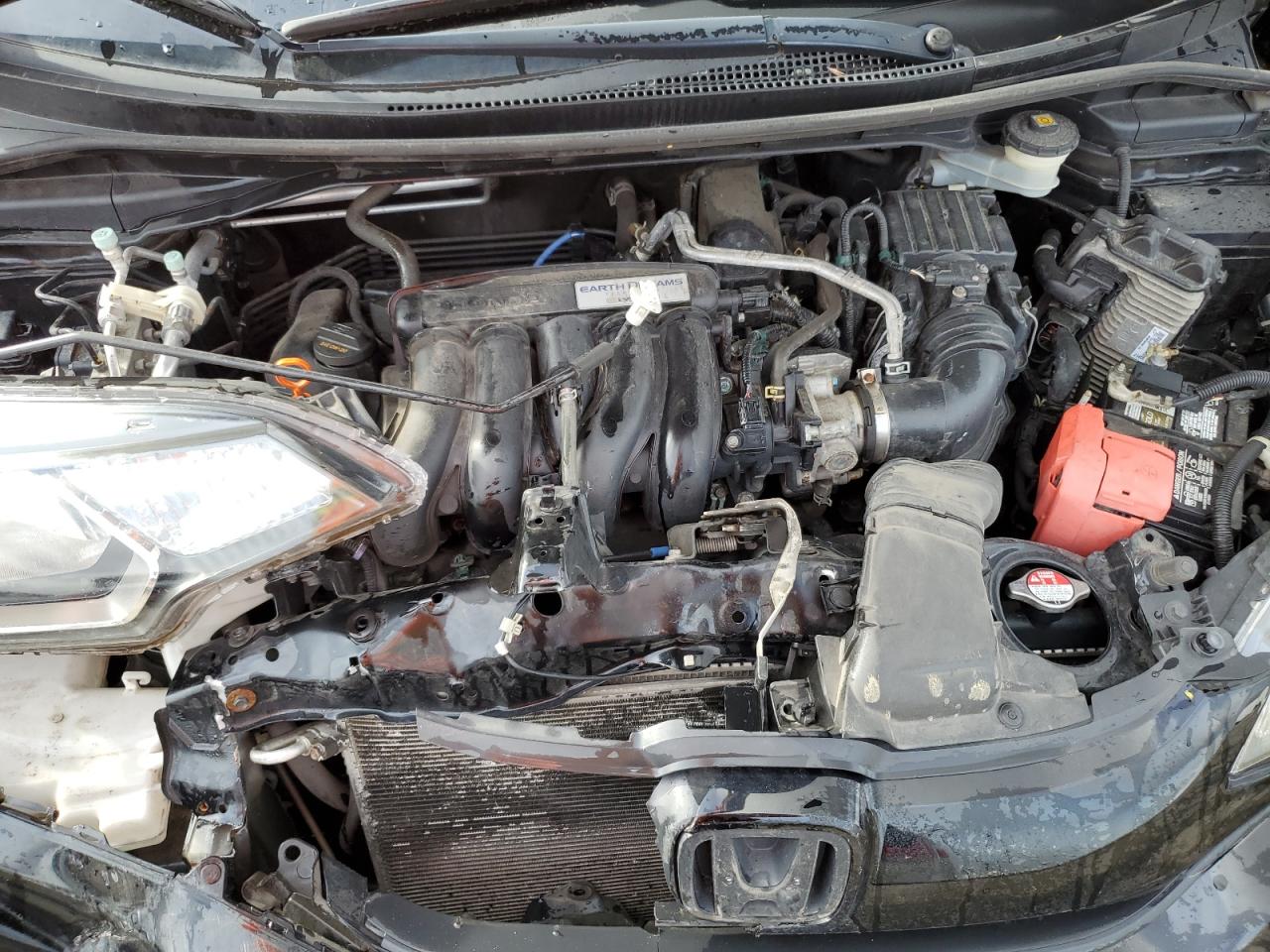 2017 Honda Fit VIN JHMGK5H55HS024007 Copart auction photo, front end damage thumbnail 12