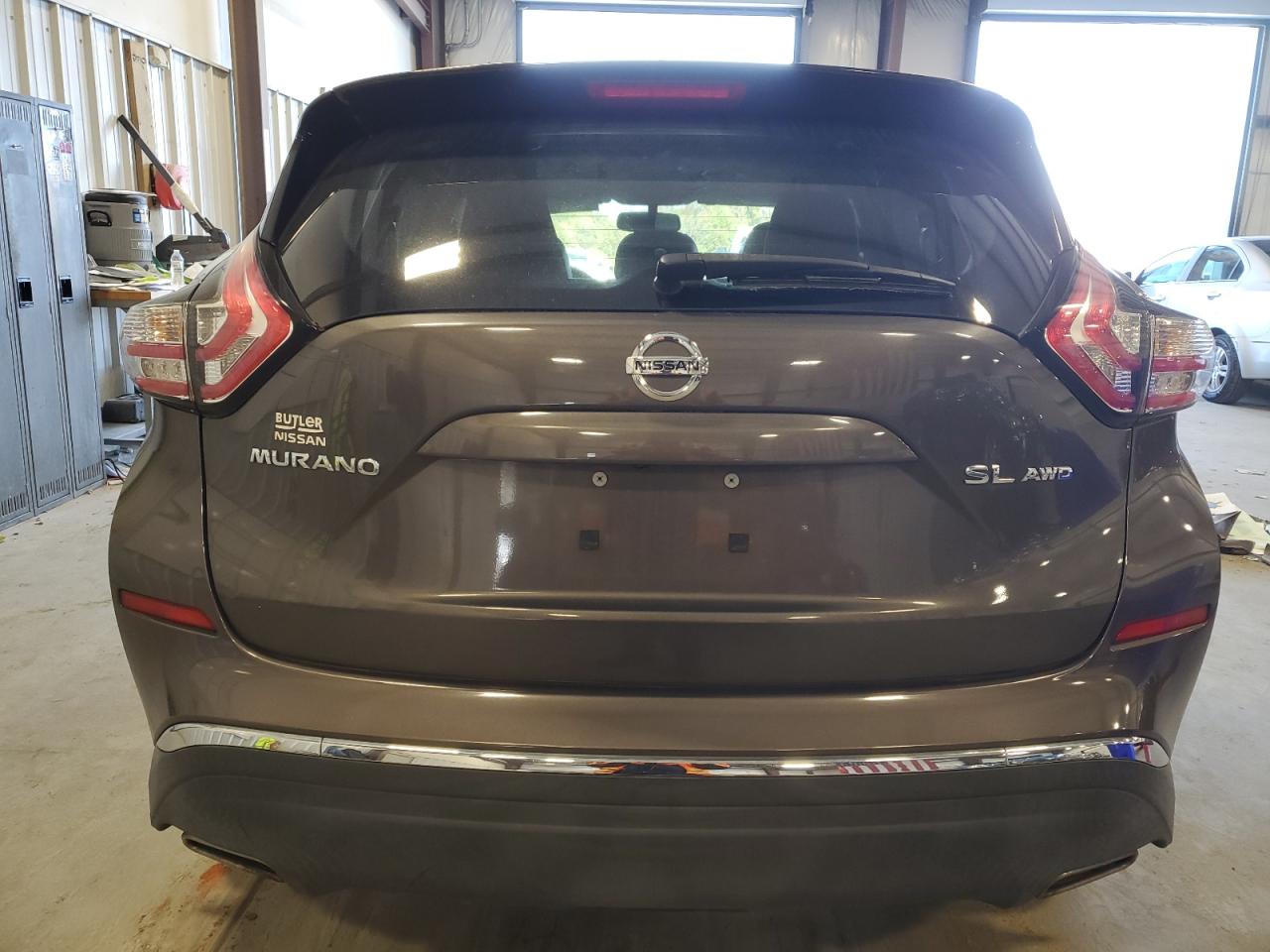 2015 Nissan Murano VIN 5N1AZ2MH0FN285084 Copart auction photo, front end damage thumbnail 6